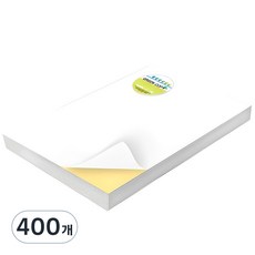 그린카피 잉크젯 레이저 A4 라벨지, 1칸, 400개
