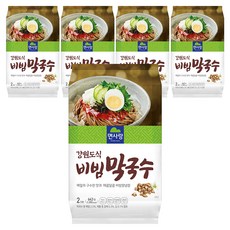 면사랑 강원도식 비빔 막국수 2인분, 643g, 5개