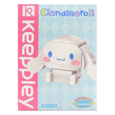 QMAN 三麗鷗公仔 大耳狗 積木玩具 可愛造型 益智拼砌 擺飾收藏, 1個