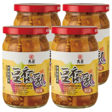 丸莊醬油 甜酒豆腐乳 非基因改造, 380g, 4罐
