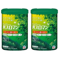바스로망 입욕제 산림, 600g, 2개