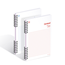 Widna 好寫雙線圈PP筆記本 80-0137, 隨機出貨, 2個