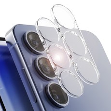 누아트 후면 카메라 렌즈 강화유리 액정보호필름 2p 세트 투명, 1세트