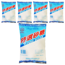 義峰食品 特選砂糖 500g, 5包