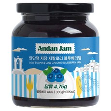 Andan Jam 低熱量藍莓果醬, 380g, 1罐
