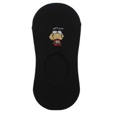 Doobalro 男士小熊門鎖圖案隱形襪
