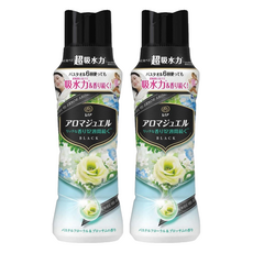 Lenor 蘭諾 日本原裝進口 衣物芳香豆 翡翠花香, 420ml, 2瓶