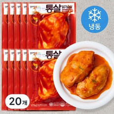 곰곰 통살 닭가슴살 매콤양념치킨맛 (냉동), 100g, 1개입, 20개