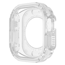 Apple Watch PC + TPU 軟式防撞保護殼, 透明, 1個