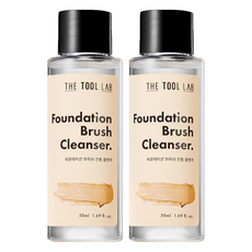 더툴랩 파운데이션 브러쉬 클렌져, 50ml, 2개