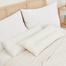 리브맘 유아용 쫀쫀푹신 메모리솜 맞춤 베개, 아이보리
