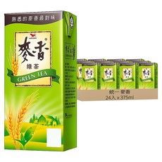 統一 麥香 綠茶, 375ml, 24入