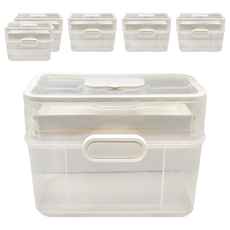 透明醫藥箱 大號 1人, 6個