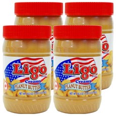 리고 땅콩버터잼 크리미, 462g, 4개
