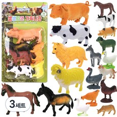 OZ TOY 生動自然家畜王國動物公仔, 3套