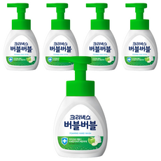 크리넥스 버블버블 핸드워시 퓨어애플, 250ml, 5개