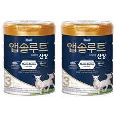 Absolute 愛思諾 優質羊奶粉 3號 12~24個月, 750g, 2罐