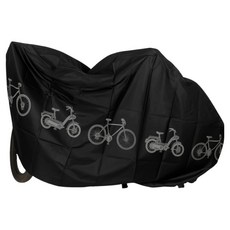 드림잇 자전거 방수커버, 블랙, 1개