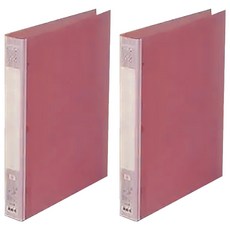 Seeder 新德牌 柔彩資料夾 3孔, 紅色, 2入