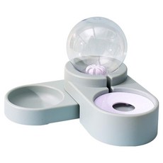 自動續水大容量寵物泡泡食盆, 綠色, 1.8L, 1個