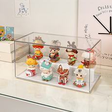에브라잇 아크릴 피규어 장식장 화이트, 1개
