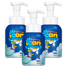 ICAN 孩童洗手慕斯 爽身粉香, 250ml, 3瓶