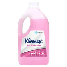 Kleenex 柔軟泡沫洗手皂液補充瓶 綠色花香, 1瓶, 1.95L