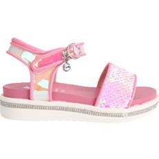 SHOOPENkids 女童亮片氣墊涼鞋 VKDW78S02