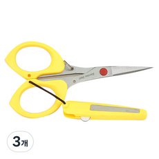 尖齒剪刀 頭蓋剪 TC-120T, 黃色