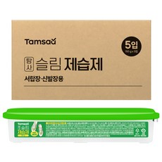 탐사 젤타입 슬림 제습제 옷장용 서랍장용 신발장용, 150g, 5개