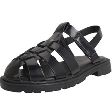 SHOOPEN KIDS 女童編織厚底涼鞋 VKDW78S09