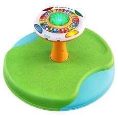 Leap Frog ABC轉轉盤，字母數字辨認，訓練記憶力，旋轉播放音樂燈光, 1個