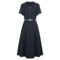 미니멈 스퀘어넥 플레어 원피스