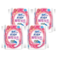 SOFY 蘇菲 瞬吸加長護墊 天然無香, 17.5cm, 28片, 4包