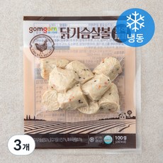 곰곰 닭가슴살볼 블랙페퍼, 100g, 1개입, 3개