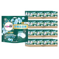 Kotex 靠得住 茶樹沁涼褲 褲型衛生棉, L(28~40吋), 2片, 48包