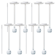 hibee Double Heart專用 重力球替換吸管組 吸管2入+清潔刷1入, 白色, 4組