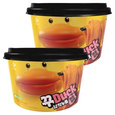 CJ제일제당 꾸덕 납작누들 매콤로제 199g, 2개