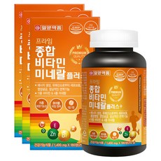 일양약품 프라임 종합비타민 미네랄 플러스, 180정, 3개