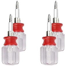 HERO 透明兩用螺絲起子 6 x 38, 4個