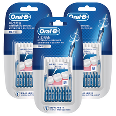Oral-B Preseason 清潔齒間刷, 10片, 3個