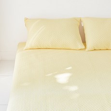 더자리 크리미 에어워싱 내가 찾던 스프레드겸 패드+베개세트, 버터크림