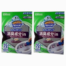 SC Johnson 莊臣 馬桶清潔凝膠 + 推桿 茉莉芳香 紫色, 38g, 2組