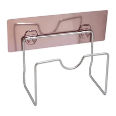 Easy 易立家 304不鏽鋼鍋蓋砧板兩用架 12 x 16 x 9cm, 銀色, 1盒