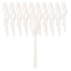 串接式一次性湯匙 白色, 1500個, 1入