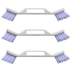Easy Cleaning Solution 潔田屋 掏污萬用刷, 灰色, 3個