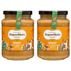 슈퍼너츠 피넛버터 크런치, 460g, 2개