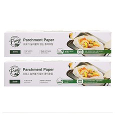 SINCERELY Frog 防沾黏捲筒烘焙紙, 40m, 1套, 2個