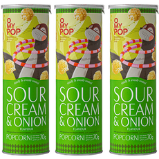 오마이팝 팝콘 사워크림앤어니언, 70g, 3개