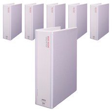 마이다스 투명 사다리바인더 7.5cm, 화이트, 6개